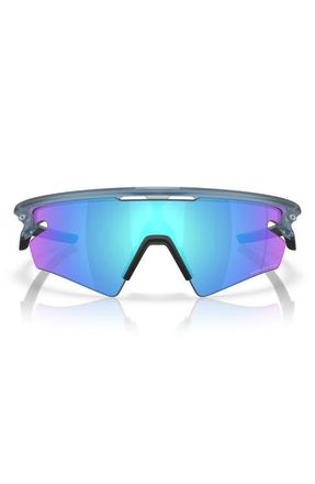 Oakley Gender Inclusive Sphaera 36mm Polarized Rectangle Shield Sunglasses in Matte Trans Stonewashed at Nordstrom