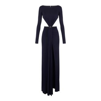 Elisabetta Franchi Red Carpet Dress - female - Elisabetta Franchi - Gowns - Blue - XS - Dresses