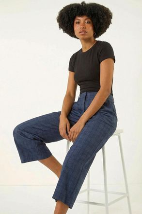 Roman Check Culottes