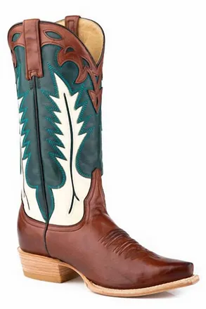 Roper Womens Jess Snip Toe Boots In Brown