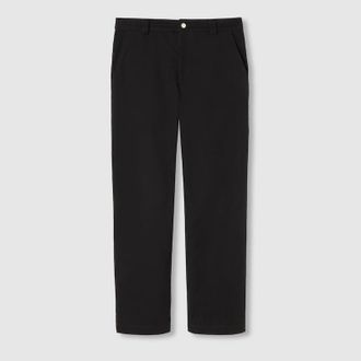 パンツ GUCCI Women Straight Pants 828601XDDA5 1000 BLACK GG satin jogging trouser in Black Ready-to-wear | GUCCI® SI