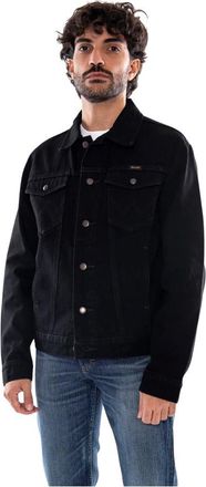 Wrangler Cowboy Cut Jacket - Heren - Jassen - Zwart - Maat: L Katoen