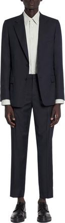 Lanvin Cigarette Trousers in Navy Blue at Nordstrom, Size 52
