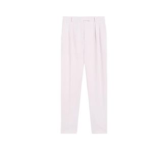 Max Mara Pink Trousers Era - female - Max Mara Studio - Straight Trousers - Pink - S - Trousers