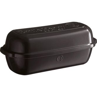 Emile Henry Italian Bread Loaf Baker in Charcoal at Nordstrom