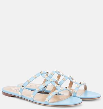 Valentino Garavani Sandali Rockstud in pelle