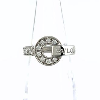 Bulgari White Gold Band Ring (Pre-Owned)