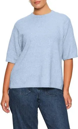 Sanctuary Perfect Sweater Tee in Blue Powde at Nordstrom Rack, Size 1X