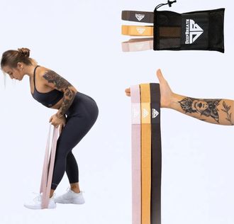 OEM Bandas De Resistencia De Tela Para Fitness - Banda De Potencia Color Caramelo