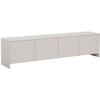 Vente-Unique Mobile TV con 4 ante - Beige - NALYRA di Maison C&eacute;phy