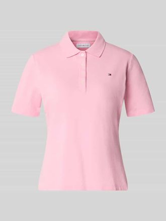 Tommy Hilfiger Regular Fit Poloshirts aus Baumwoll-Mix in Pink, Gr&ouml;&szlig;e XL