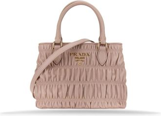Prada Tassen, Dames, Roze, ONE Size, Leer, Handbags