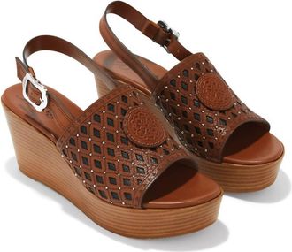 Brighton Women Ferrara Muse Wedge Platforms Shoe In Brown