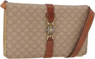 Celine Pre-owned Vintage Crossbody Tas - Dames - Vintage Schoudertas - Beige - ONE Size - Vintage