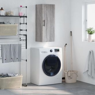 vidaXL Armario De Pared Gris Sonoma 34,5x34x90 Cm Vidaxl