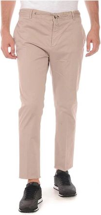 Daniele Alessandrini Jeans - Heren - Chinos - Beige - S - Katoen - Broeken