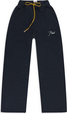 Rhude BLACK DRAWSTRING SWEATPANTS