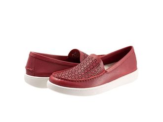 Trotters Audrey Womens Shoes Dark Red : 9.5 M (B), Leather