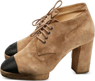 Chanel Stivaletti con plateau - Toni neutri