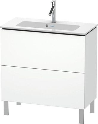 Duravit L-cube Mueble De Aseo Vertical Compact, 2 Cajones, - Duravit