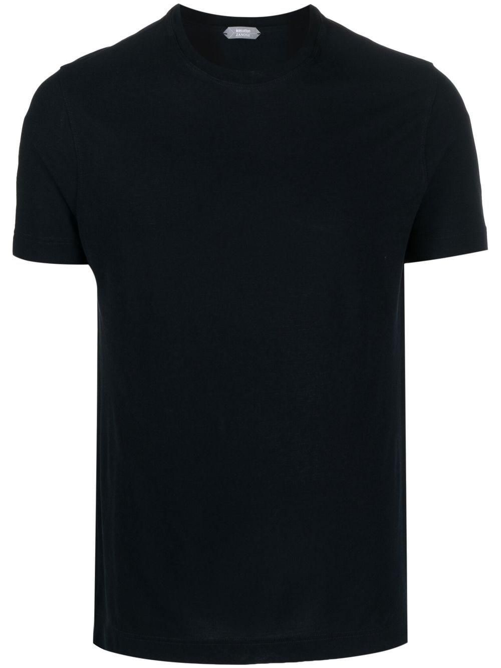 Tシャツ・カットソー ZANONE BLUE NAVY COTTON T-SHIRT Blue Zanone Casual T-Shirts: Shop up to −65% | Stylight