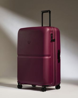 Antler Large Suitcase In Heather Purple - Single Stripe