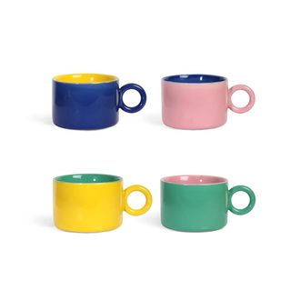 &Klevering Chiquito Tasse, 0,2 L, bunt (4er-Set)