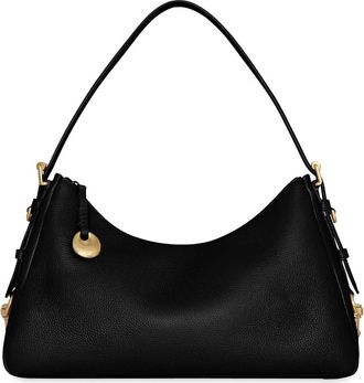Rebecca Minkoff Large Mia Leather Shoulder Bag in Black/Black at Nordstrom