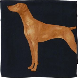 Ralph Lauren Foulard a Motivo Quadrato - - Accessories - Donna - Blu - ONE SIZE