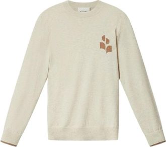 Isabel Marant Truien & Vesten, Heren, Grijs, S, Katoen, Antea Sweater