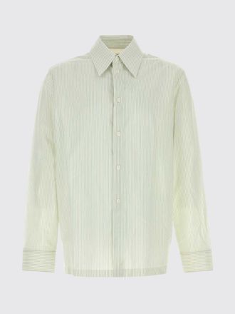 Bottega Veneta Striped Classic Cotton Shirt with French Collar