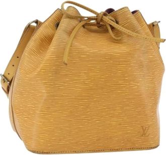 Louis Vuitton Pre-owned Vintage Bucket Bag - Dames - Vintage Tas - Geel - ONE Size - Leer - Vintage