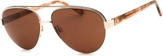 Bebe BB7252 710 Womens Sunglasses Gold Size 57