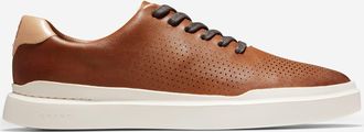 Cole Haan Mens GrandPr&oslash; Rally Laser Cut Sneakers - Brown Size 10.5