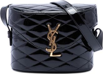 Saint Laurent Pre-owned Saint Laurent Quilted Patent Monogram June Box Crossbody Unisex 4PHJRYWTHXQVEJSQ