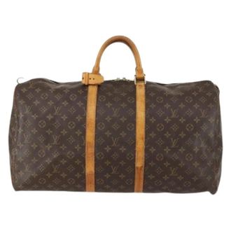 Louis Vuitton Vintage Weekend Bags, unisex, Brown, ONE SIZE, Pre-owned Weekend Bag
