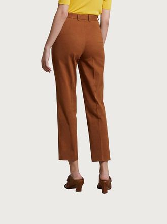 Ferragamo Tailored Twill Trousers - Brown