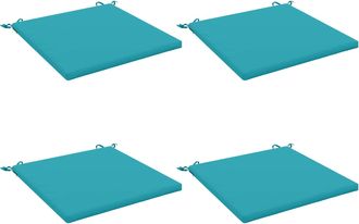 vidaXL Cojines De Asiento De 4 Piezas Soest 4 Uds. 100% Poli&eacute;ster Vidaxl