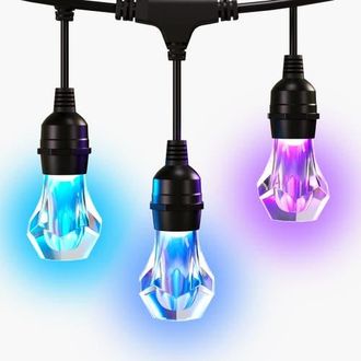 Nanoleaf Matter Smart Multicolor Outdoor String Lights Expansion Pack 49ft at Nordstrom