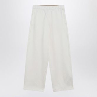 Max Mara Witte Zijden Blend Broek