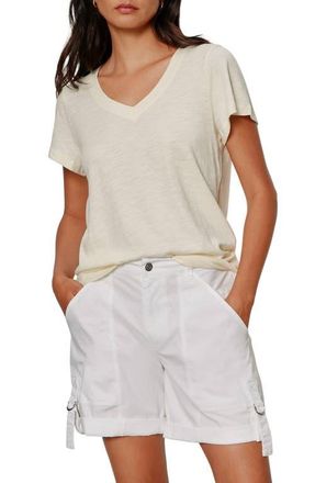 Sanctuary V-Neck T-Shirt in Lemon Drop Yellow at Nordstrom, Size X-Large
