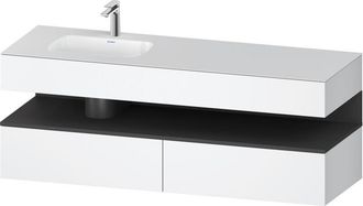 Duravit Qatego Lavabo Encastrado Con Base De Lavabo Consola, - Duravit