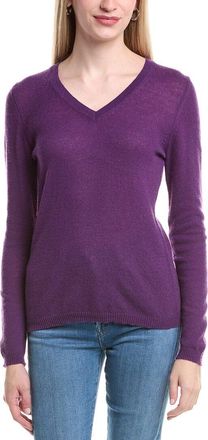 Forté Cashmere V-Neck Cashmere Sweater