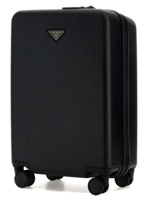 Prada Mens Black Polycarbonate Trolley Nero Exterior: Borse A Mano