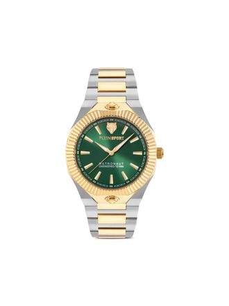 Plein Sport Metronaut 42mm - men - stainless steel - One Size - Green
