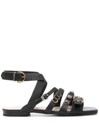Pinko Marli sandals - women - Leather - 38 - Black