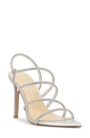 Jessica Simpson Vioreena Pointed Toe Slingback Sandal in Silver at Nordstrom Rack, Size 7.5