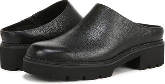 Vionic Fairfax J0793L1001 Clogs Womens Black Leather Comfort Shoes ZOGG3907