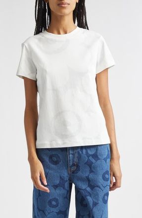 Marimekko Heleys Unikko Cotton T-Shirt in White at Nordstrom, Size X-Small