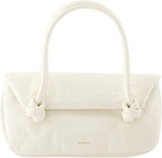Jil Sander Knot Sm Shoulder Bag - Leather - Beige